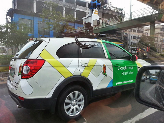 Google Philippines' Street View car