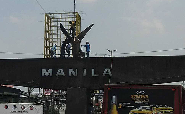 TopGear.com.ph Philippine Car News - The last of the eagle monuments that marked Makati’s border is gone