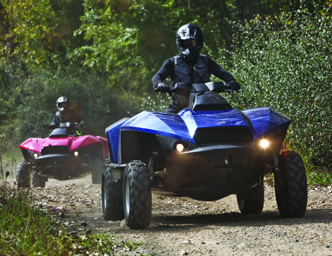 You can buy a Gibbs Quadski (used by Clarkson on Top Gear) in the