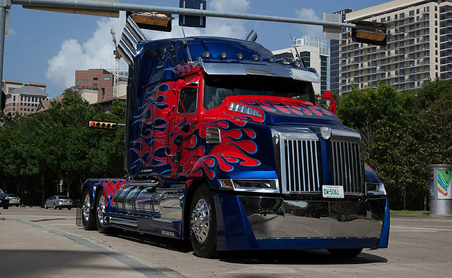 How would you like Optimus Prime to pick you up and give you a ride?