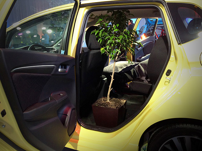 What can you fit inside the all-new 2014 Honda Jazz?