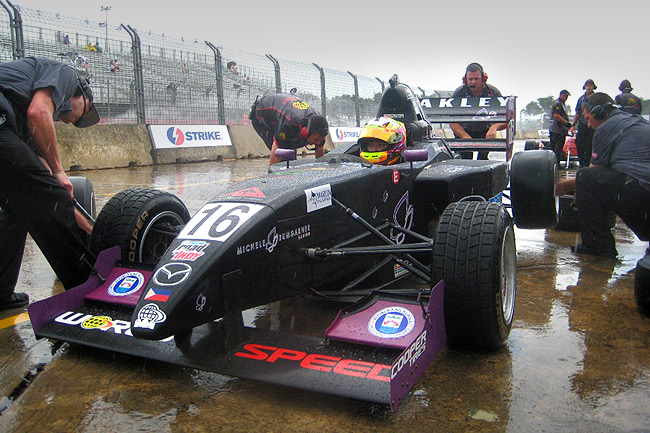 Racing in two very different conditions during one weekend
