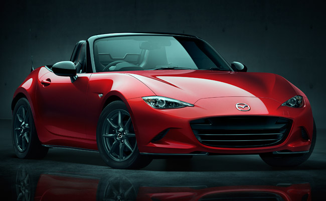 A glossy look at the all-new Mazda MX-5 from different angles