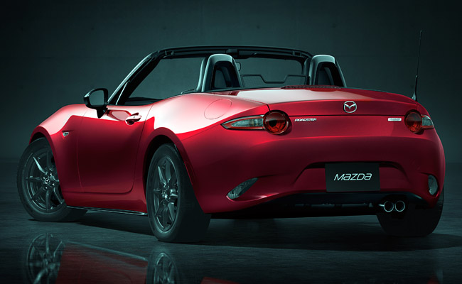 A glossy look at the all-new Mazda MX-5 from different angles