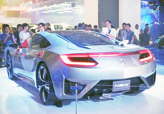 Honda NSX concept at Philippine International Motor Show