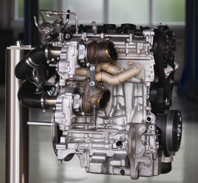 Volvo builds triple-turbo engine