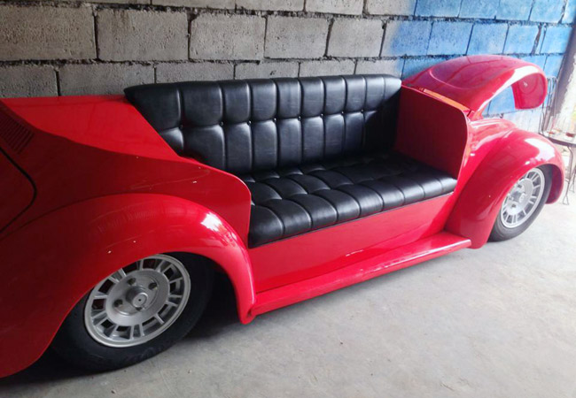 New Filipino company specializing in furniture made from cars