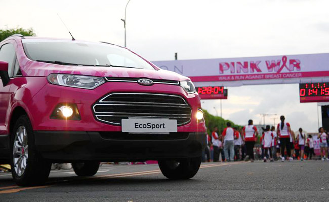 Friendly Ford - Even the new Ford EcoSport has gone pink! Go Pink with  Friendly and help us support the Miles of Hope Breast Cancer Foundation!  www.friendlyfordny.com/gopink.htm