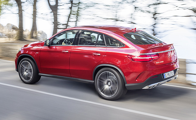 Looks familiar? The GLE Coupe is Mercedes-Benz's BMW X6 rival