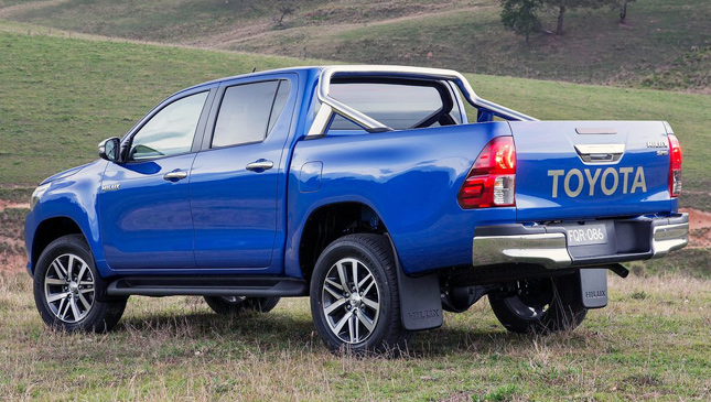 How do you like the all-new Toyota Hilux with a chrome roll bar at the ...