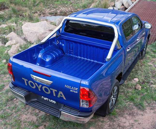 How do you like the allnew Toyota Hilux with a chrome roll bar at the