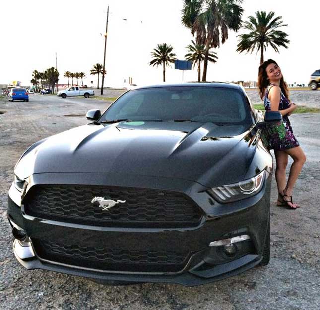 Wendy Lagrimas and her Ford Mustang