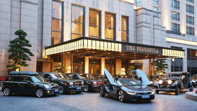 Want to experience the BMW i8? Check in at The Peninsula Shanghai