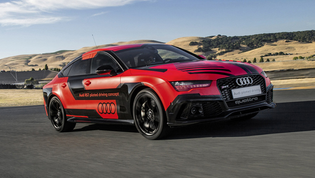 Audi self-driving car