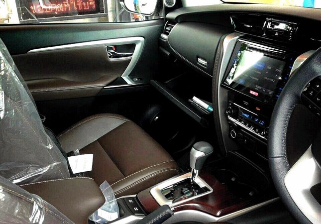 Here Are Photos Of The New Toyota Fortuner S Interior