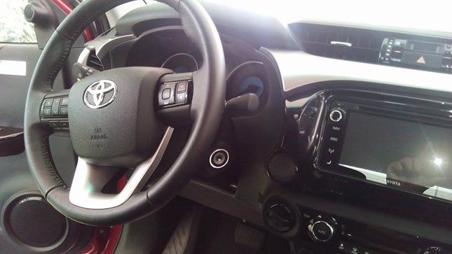 Philippine-market Toyota Hilux's interior