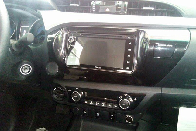 Philippine-market Toyota Hilux's interior