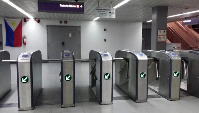 LRT-2 tap-and-go ticketing system