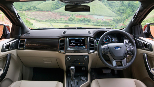 All-new Ford Everest interior