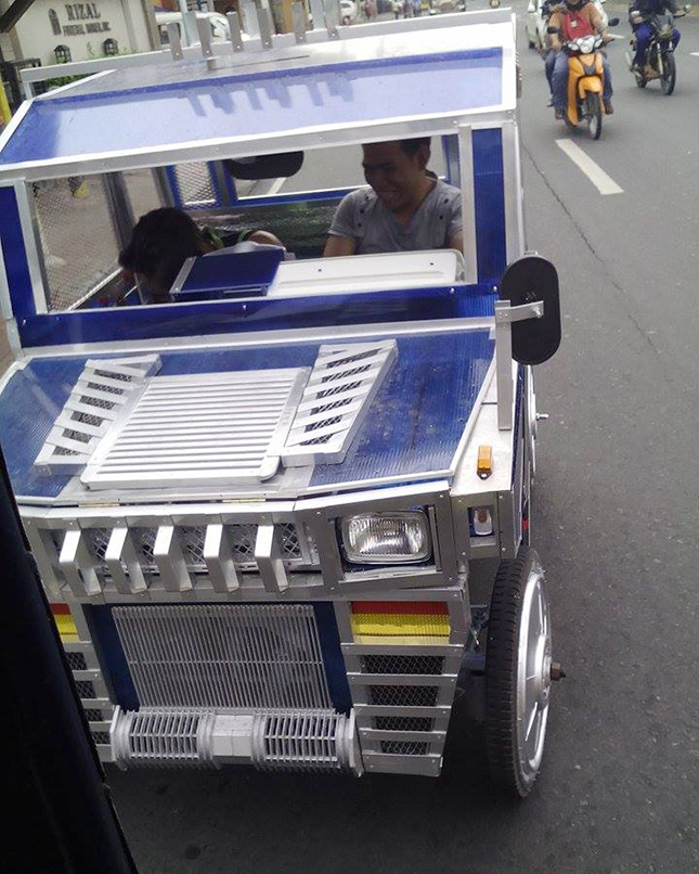 Do-it-yourself pedicab vehicle