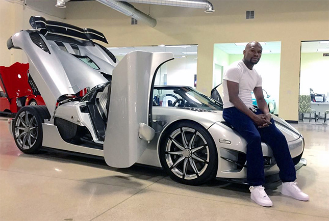 Floyd Mayweather and his Koenigsegg CCXR Trevita