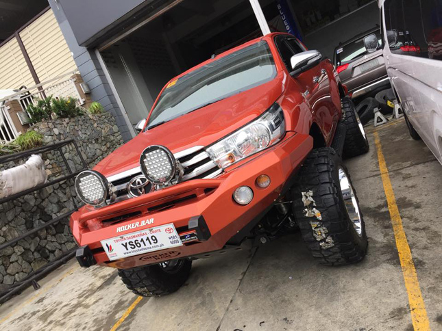 rocker bar hilux