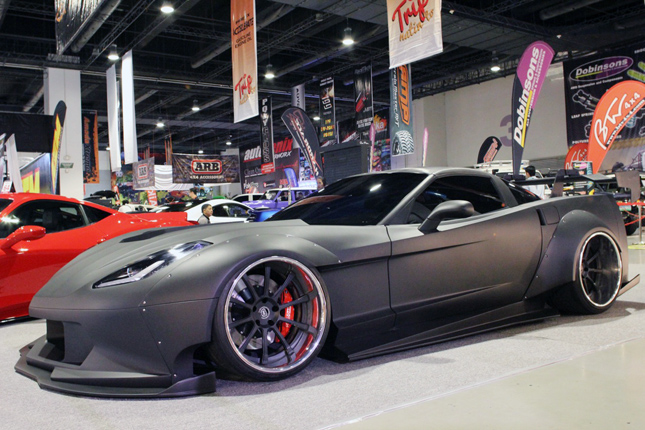 Car Porn Racings Black Manta Corvette Is Worth A Visit To Manila Auto Salon  Car News  Top -6310