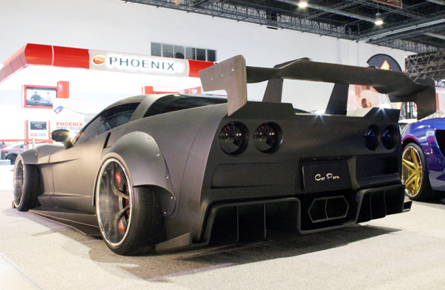 Car Porn Racing S Black Manta Corvette Is Worth A Visit To Manila