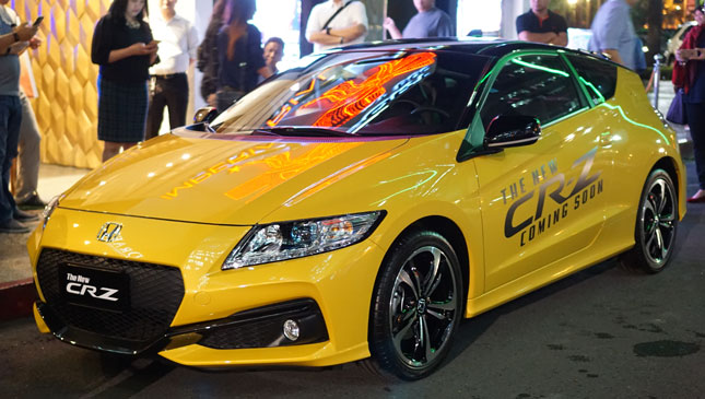 The Honda CR-Z sporty hybrid has a new look