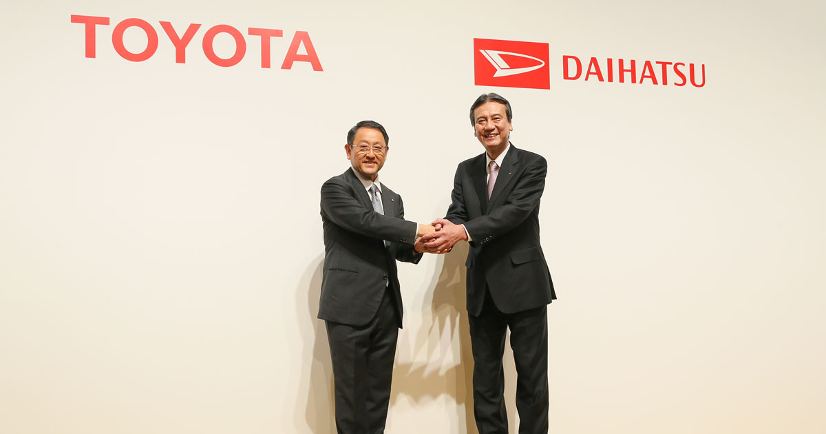 Daihatsu now wholly owned by industry giant Toyota