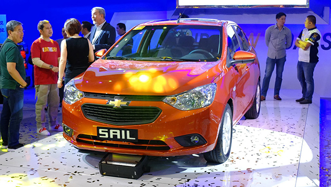 Chevrolet Sail at the 2016 Manila International Auto Show