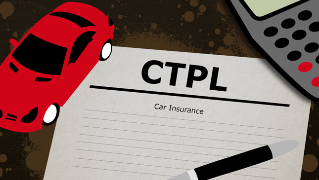 Illustration of a compulsory third party liability insurance policy