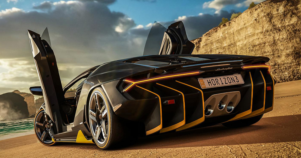 Watch the Lamborghini Centenario in the new 'Forza Horizon 3' video game