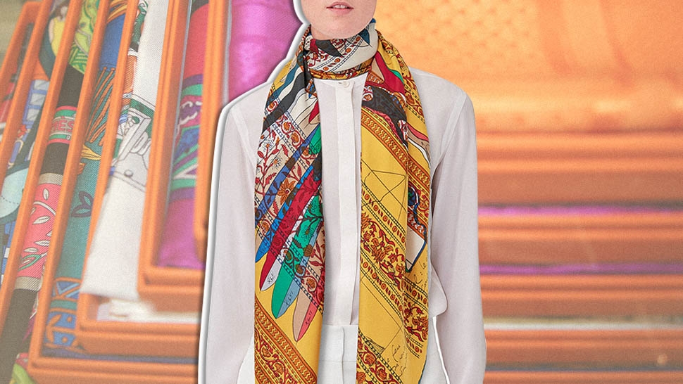 hermes silk scarves for sale