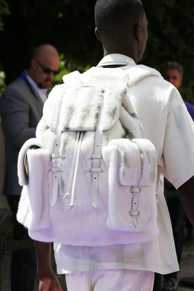 Hoping this one-of-a-kind Virgil Abloh signature Louis Vuitton backpack has  enough room for the stash of treasures we're planning on…