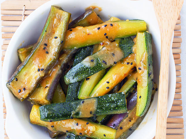 Zucchini and Eggplant with Miso Recipe