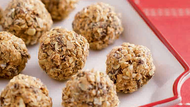 graham balls with oatmeal