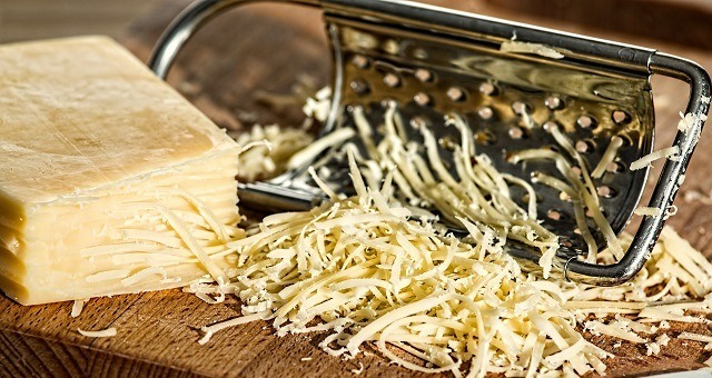 The best way to prepare cheese is to use a grater.