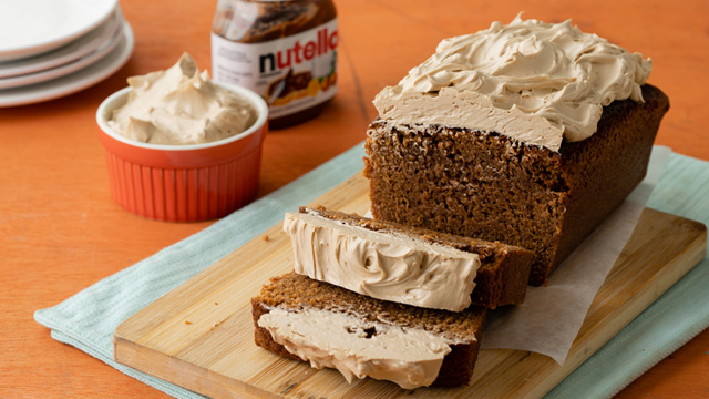 nutella loaf cake recipe image