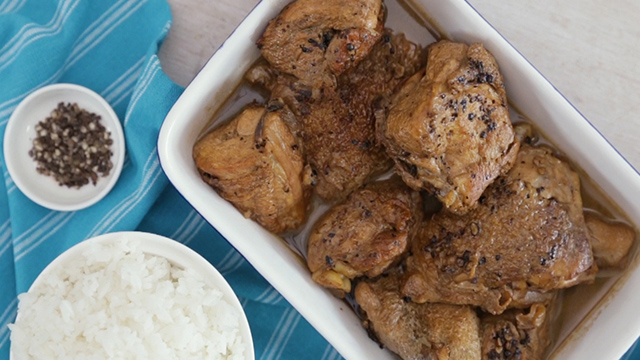 Filipino style chicken adobo Recipe
