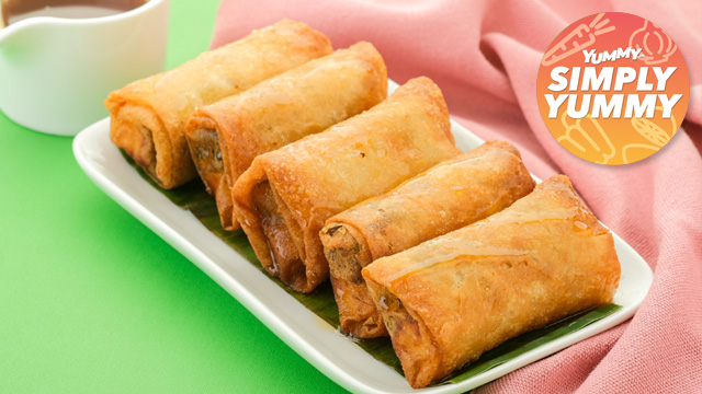 Puto Bumbong And Cheese Lumpia Recipe