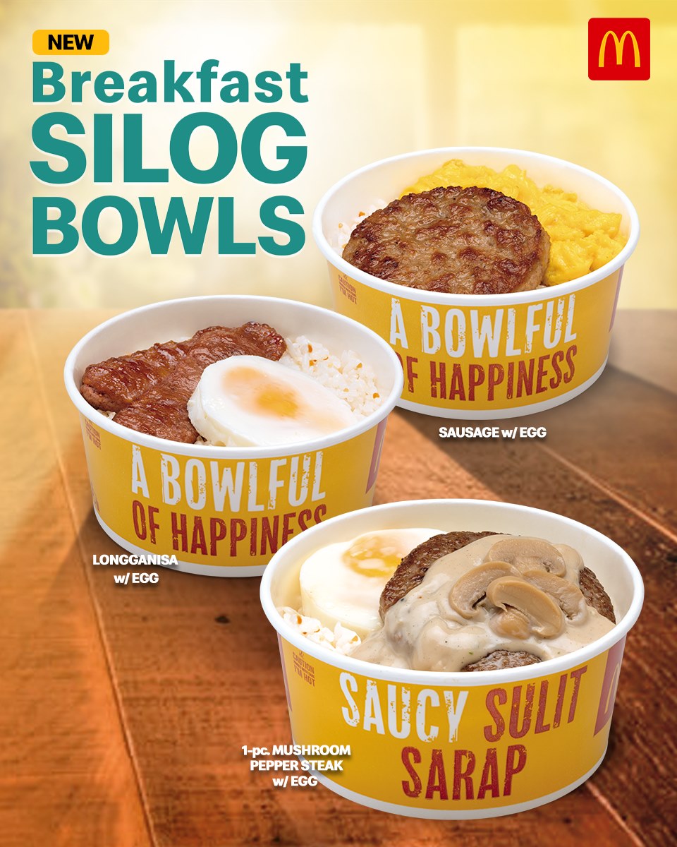 Mcdonald S Philippines Now Offers Silog Bowls