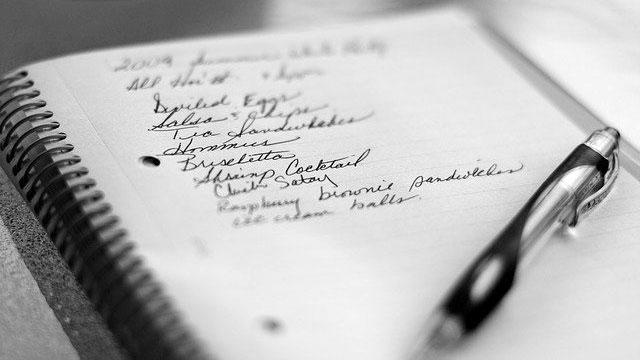 Make a grocery list before your leave the house so you can stick to your budget.