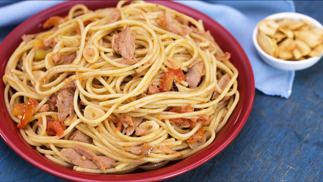 spicy tuna pasta