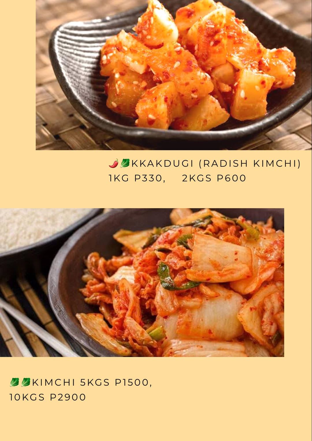 kkakdugi or radish kimchi from Soga Miga