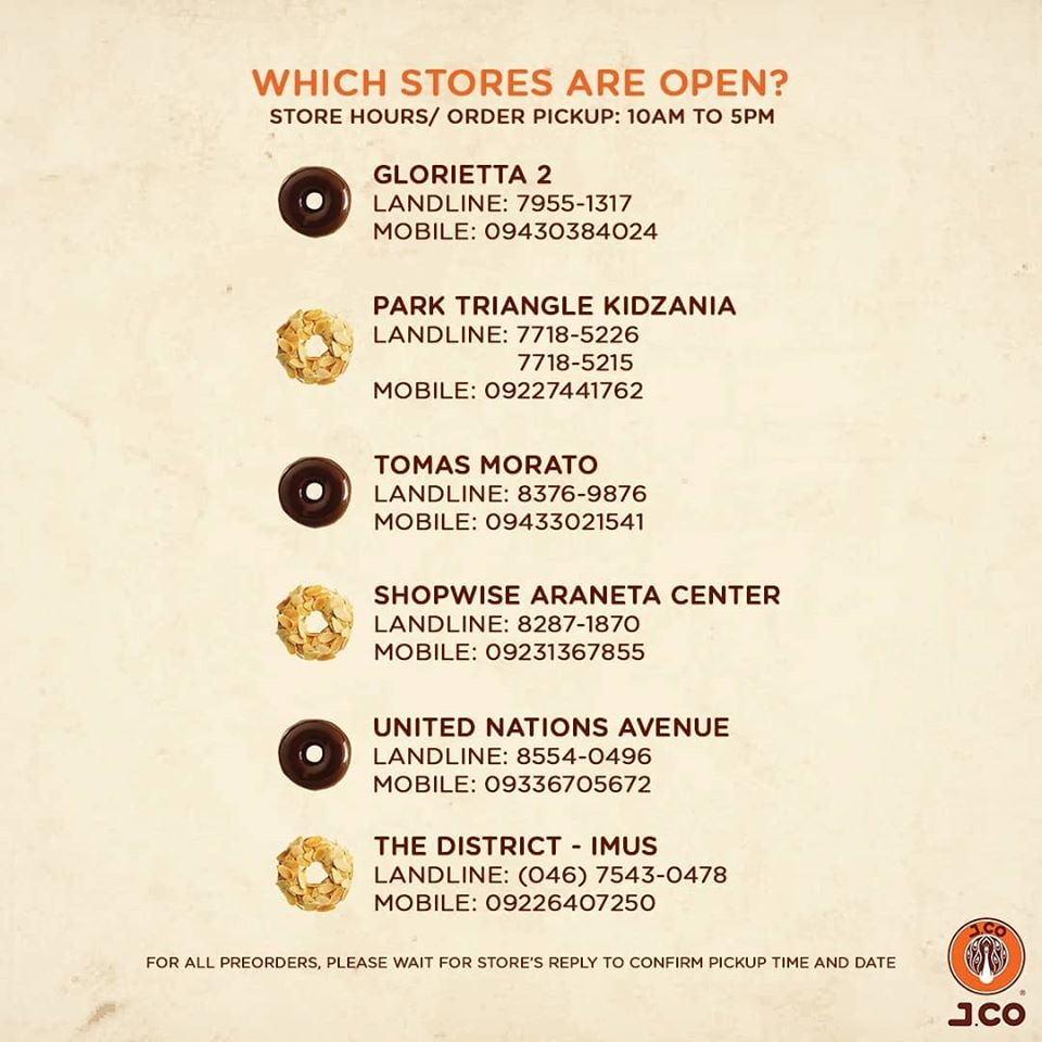 Hello Doughnuts J Co Opens Select Stores For Pick Up And Delivery