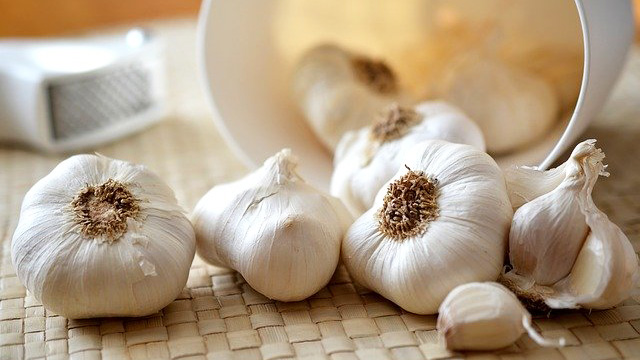 three garlic cloves