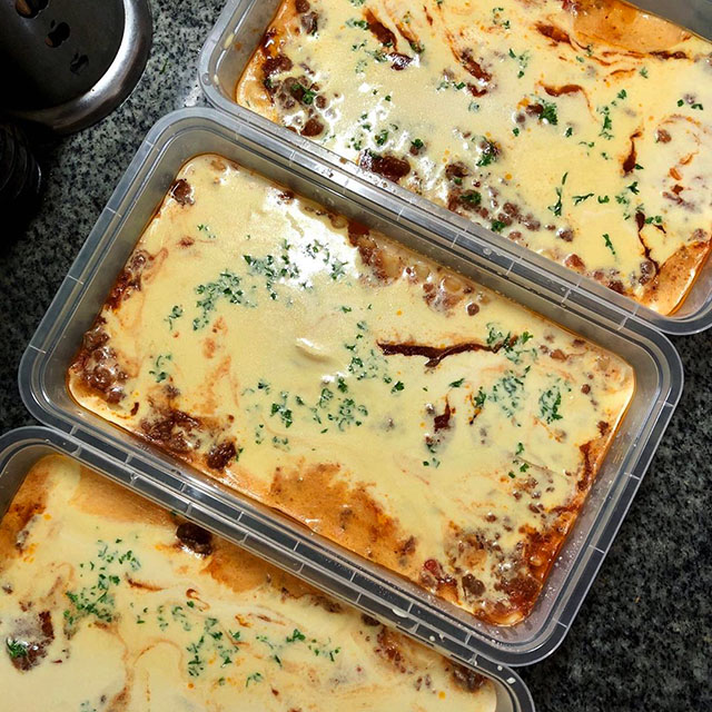 Party Food Trays from Lasagna MNL