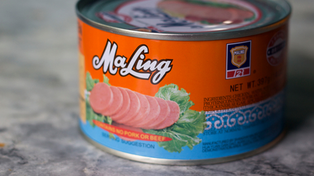 Can of Ma Ling's Chicken Luncheon Meat