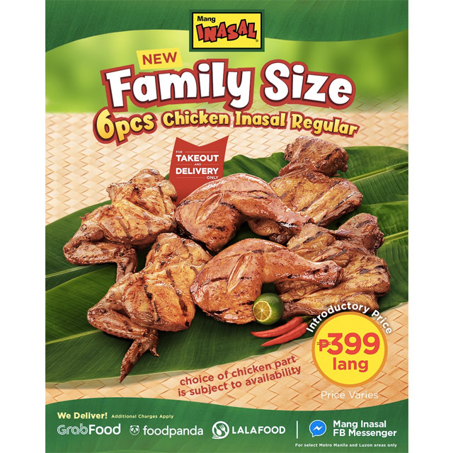 Mang Inasal Now Offers A Family Size Chicken Inasal For P399